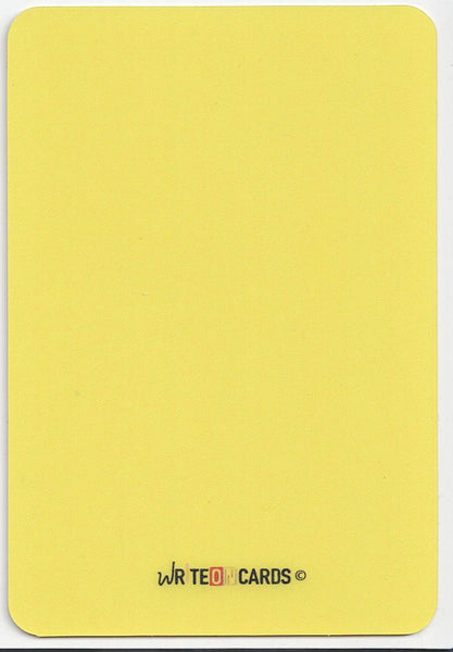 ORY-24 Front of yellow card